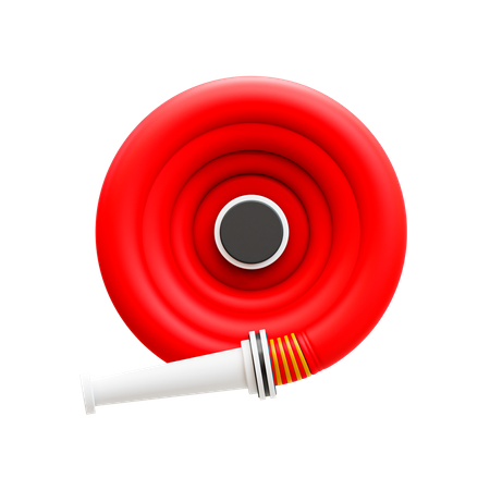 Fire Hose  3D Illustration