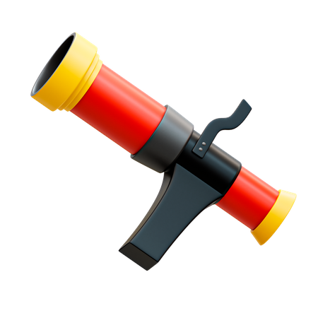 Fire Hose Nozzle  3D Illustration