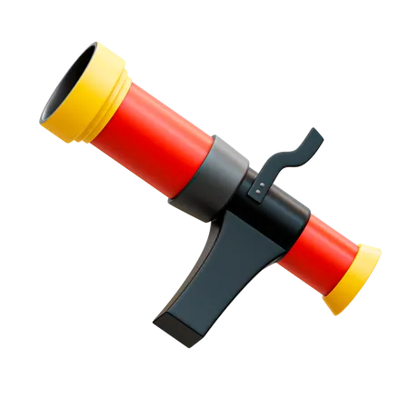 Fire Hose Nozzle  3D Illustration