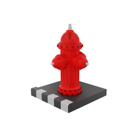 Fire Hydrant  3D Illustration