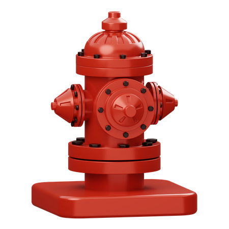 Fire Hydrant  3D Illustration