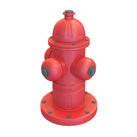 Fire hydrant 3D Illustration