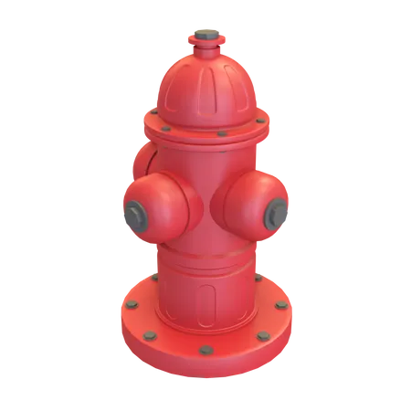 Fire hydrant 3D Illustration