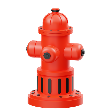 Fire Hydrant 3D Icon