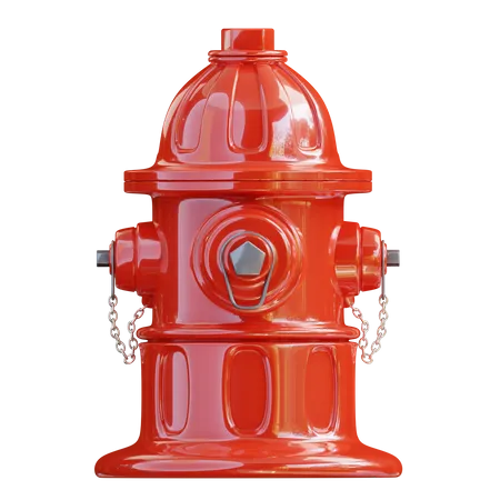3 D Illustration Fire Hydrant 3D Icon