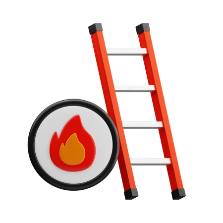 Fire Ladder  3D Icon