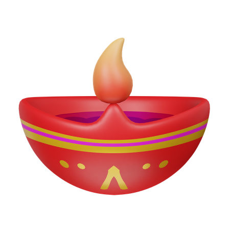 Fire Lamp  3D Icon