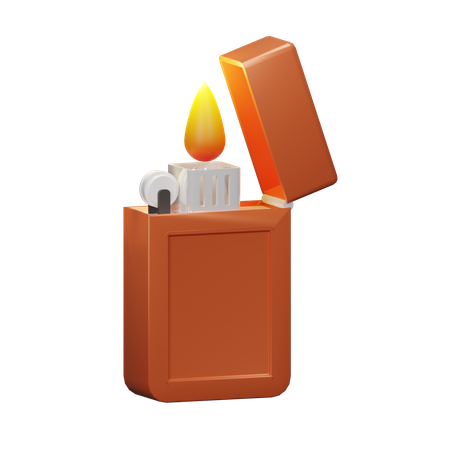 Fire Lighter 3D Illustration
