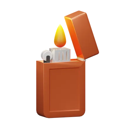 Fire Lighter 3D Illustration