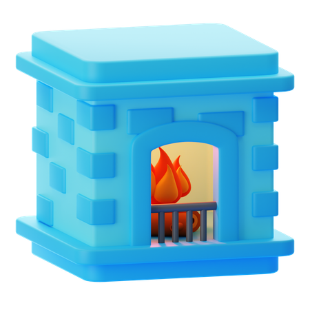 FIRE PLACE  3D Icon