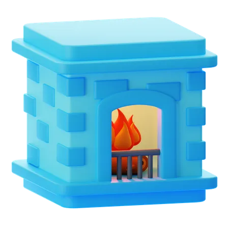 FIRE PLACE  3D Icon