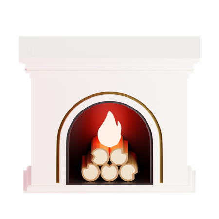 Fire Place  3D Icon
