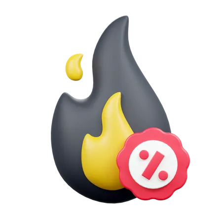Fire Sale  3D Icon