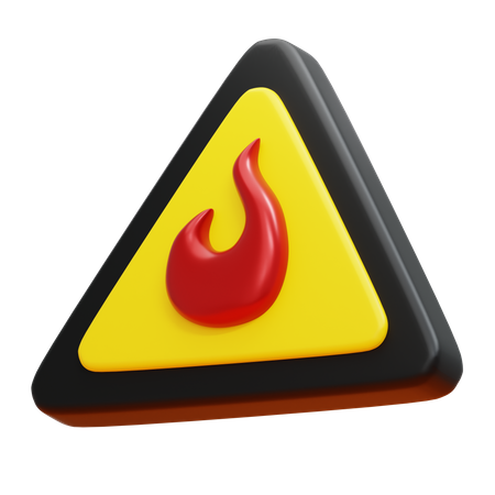 Fire Sign  3D Icon