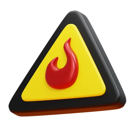 Fire Sign  3D Icon