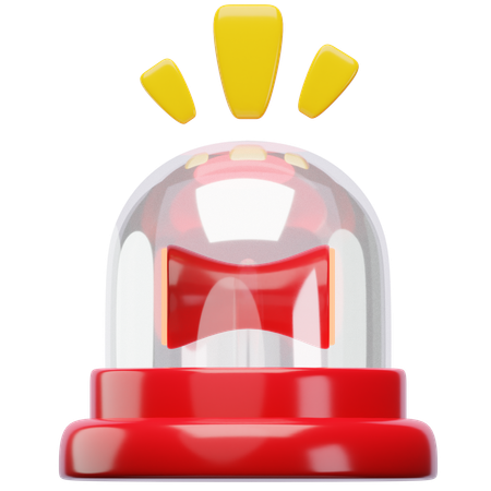 消防サイレン  3D Icon