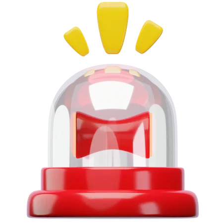 消防サイレン  3D Icon