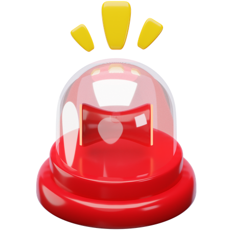 消防サイレン  3D Icon