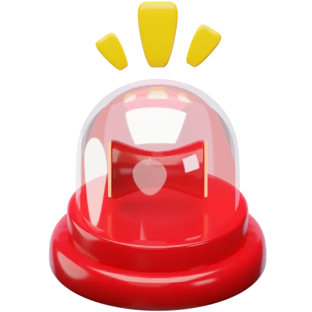 消防サイレン  3D Icon