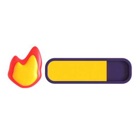 Fire Spell Bar  3D Icon