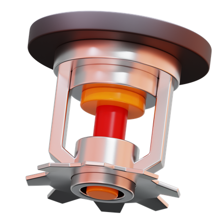 Fire Sprinkler  3D Icon
