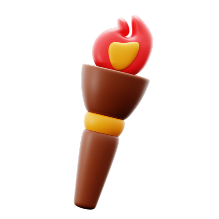 Fire Torch  3D Icon