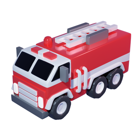 消防車  3D Icon