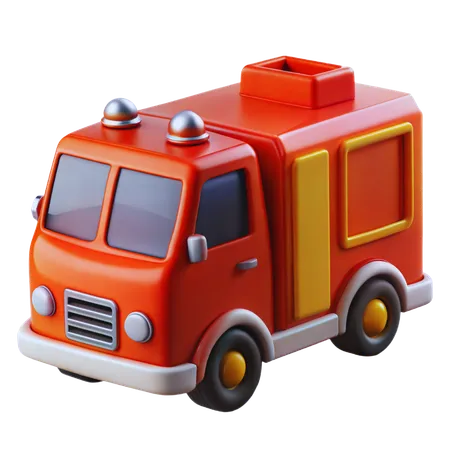 消防車  3D Icon