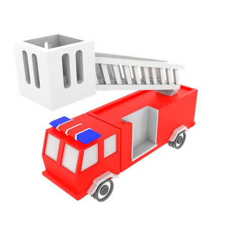 消防車  3D Icon