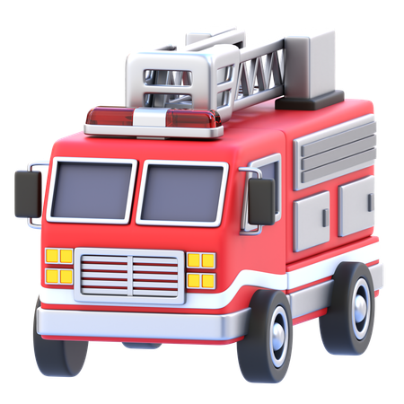 Fire Truck  3D Icon