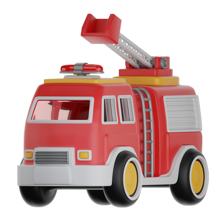 Fire Truck  3D Icon