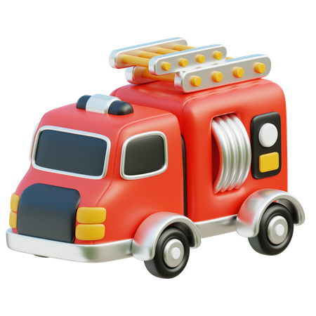 Fire Truck  3D Icon