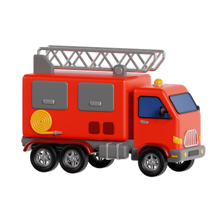 Fire Truck  3D Icon