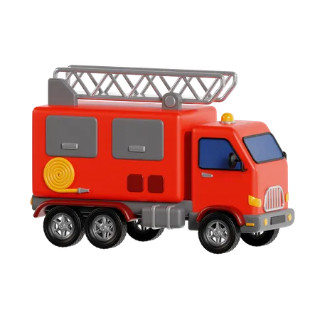 Fire Truck  3D Icon