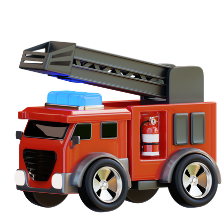 Fire Truck  3D Icon