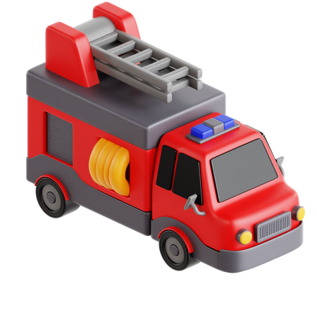 Fire Truck  3D Icon