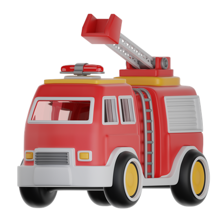 Fire Truck  3D Icon