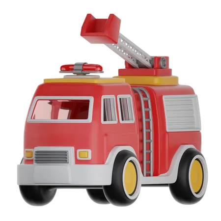 Fire Truck  3D Icon