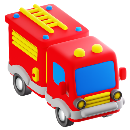 Fire Truck  3D Icon