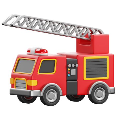 Fire Truck  3D Icon