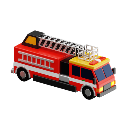 Fire Truck  3D Icon