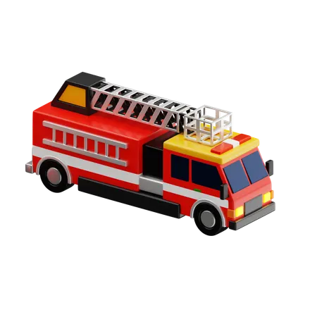 Fire Truck  3D Icon