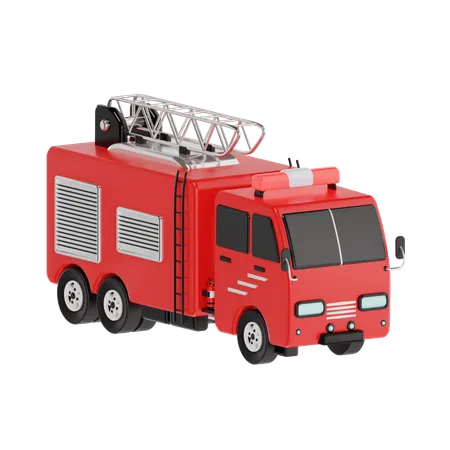 Fire Truck  3D Icon