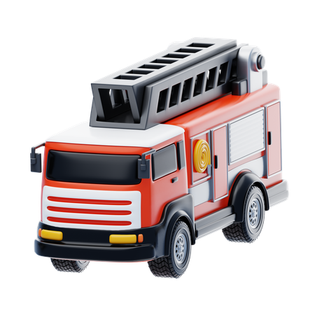 Fire Truck  3D Icon