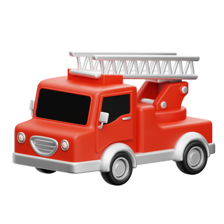 Fire Truck  3D Icon