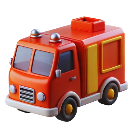 Fire Truck  3D Icon