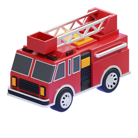 Fire Truck  3D Icon