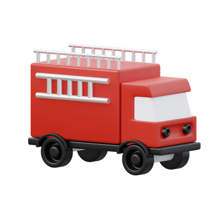 Fire Truck  3D Icon