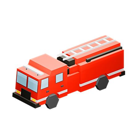 Fire Truck  3D Icon