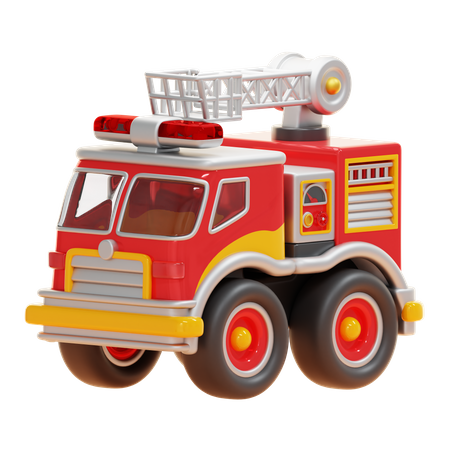 FIRE TRUCK  3D Icon